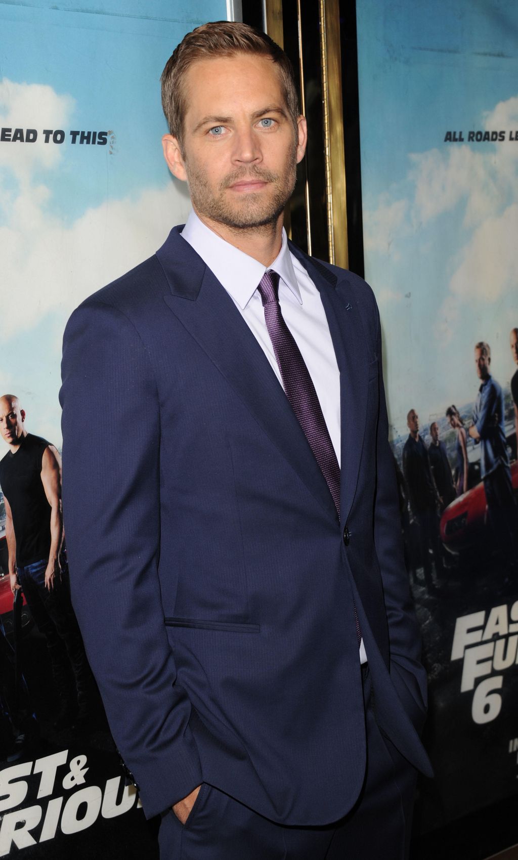 Paul Walker attends the 'Fast & Furious 6' World Premiere at The Empire, Leicester Square on May 7, 2013 in London, England.