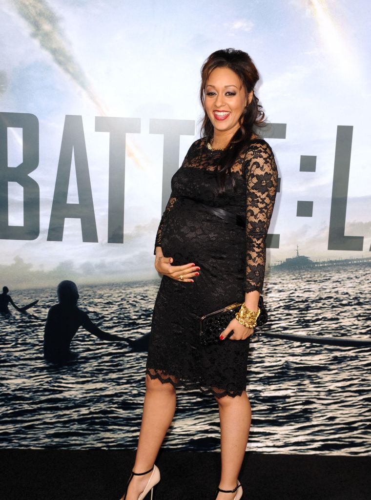 An LBD is always your friend, even while pregnant. As shown by Tia Mowry.