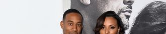 Ludacris and Eudoxie Mbouguiengue attend Universal Pictures' 'Furious 7' premiere