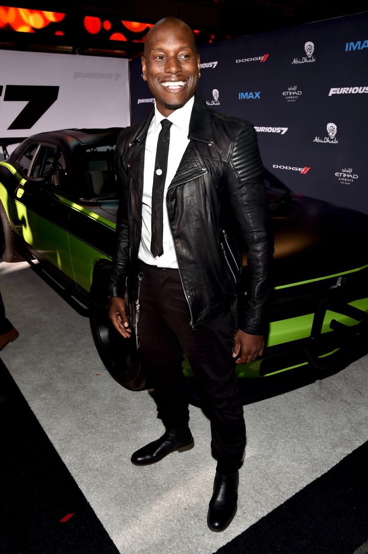 Tyrese Gibson at the “Furious 7” premiere. (2015)