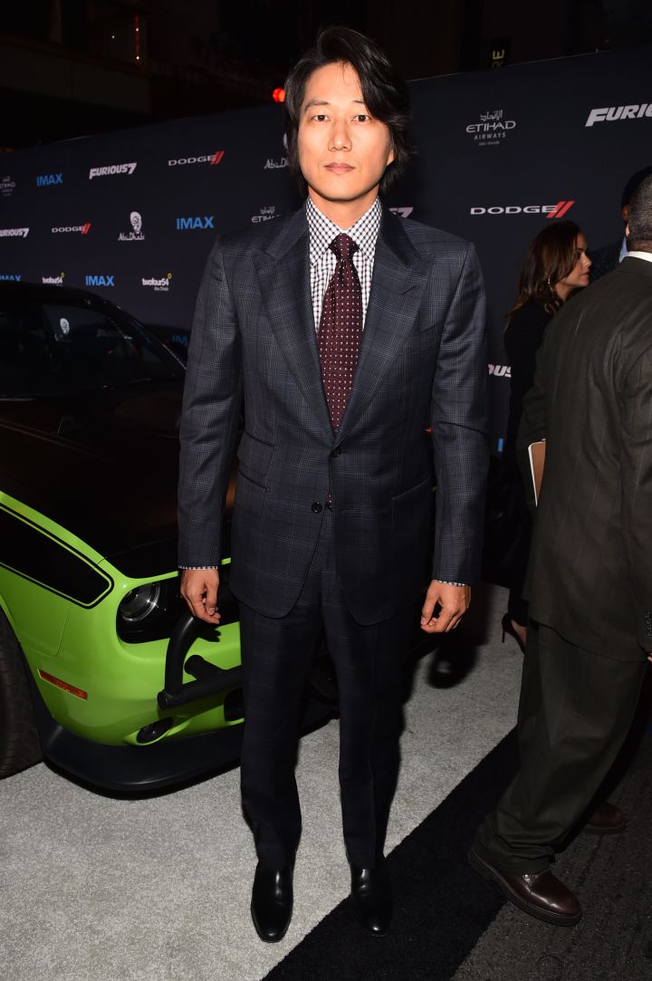 Sung Kang at the “Furious 7” premiere.