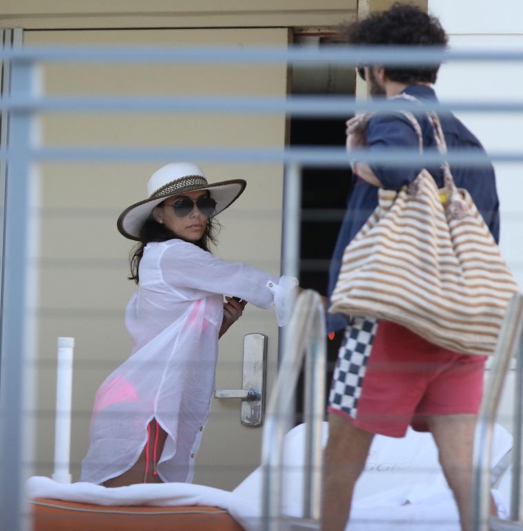 Eva Longoria and Jose Antonio Baston were spotted enjoying a vacation in Miami.