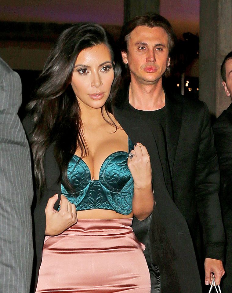 Kim Kardashian and Jonathan Cheban, aka the landlord of Kim's friend zone.