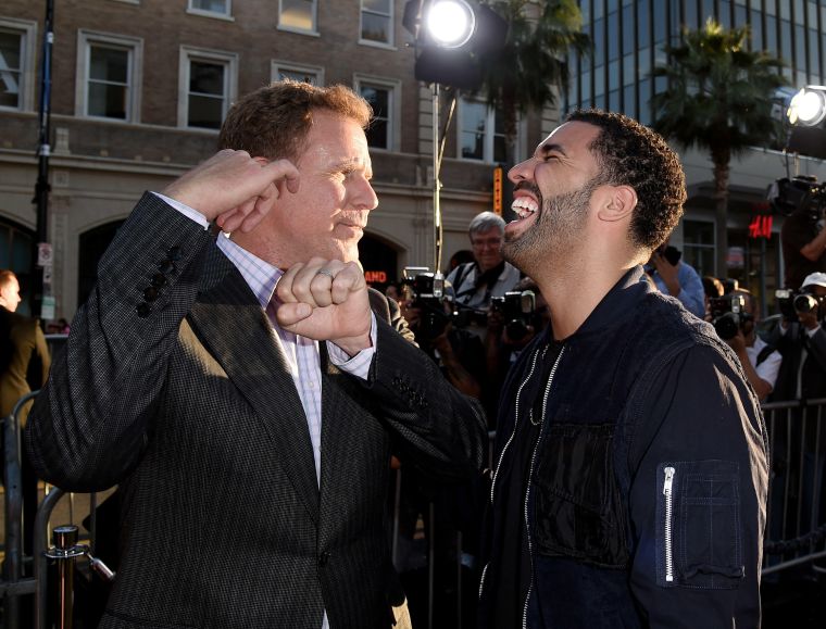 Drake's even in Will Ferrell's friend zone, which is pretty cool because he's sort of a big deal.