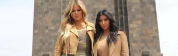 kim kardashian and khloe kardashian in Armenia