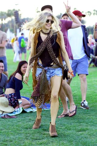 Fergie at Coachella 2015