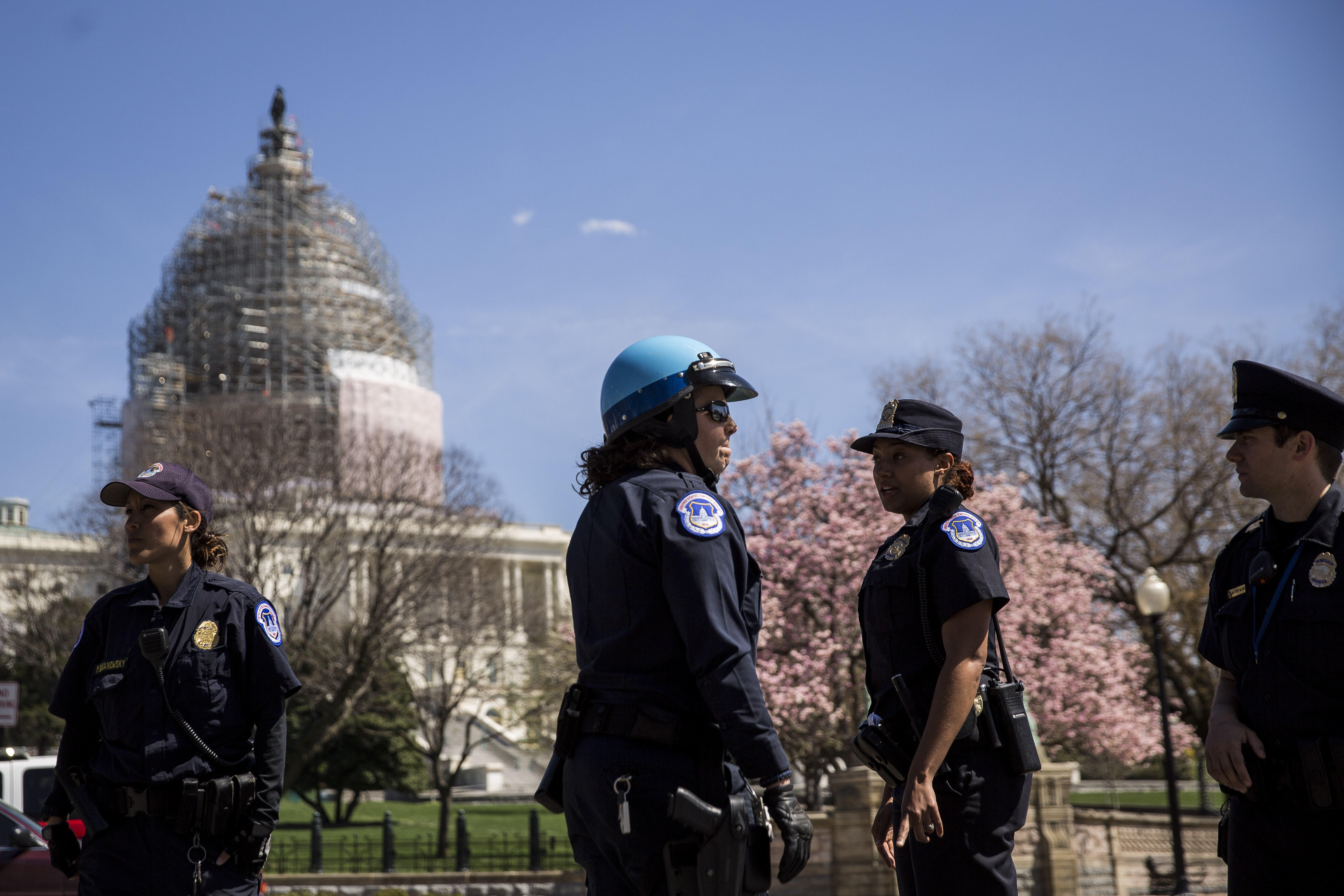 gunshots fired near u.s. capitol building