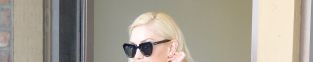 Gwen Stefani at acupuncture center in Los Angeles