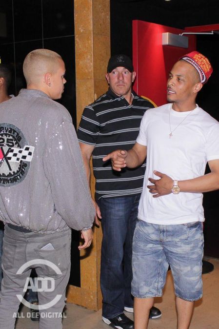 Evan Ross and T.I