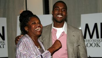 Kanye West and mother Donda West at GQ Magazine Celebrates BVLGARI's New Ergon Watch