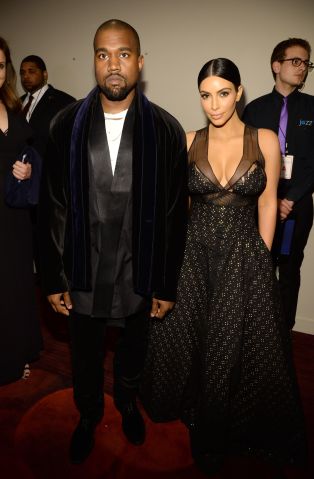 Kanye West and Kim Kardashian at TIME 100's Event
