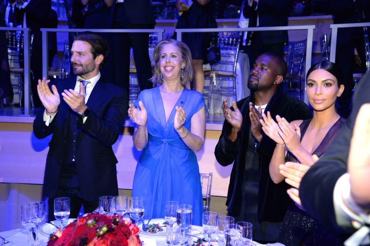 The Wests sat alongside TIME's managing editor and Bradley Cooper.