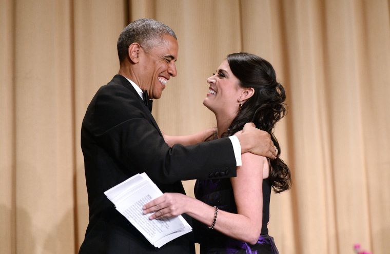 President Obama & comedian Cecily Strong