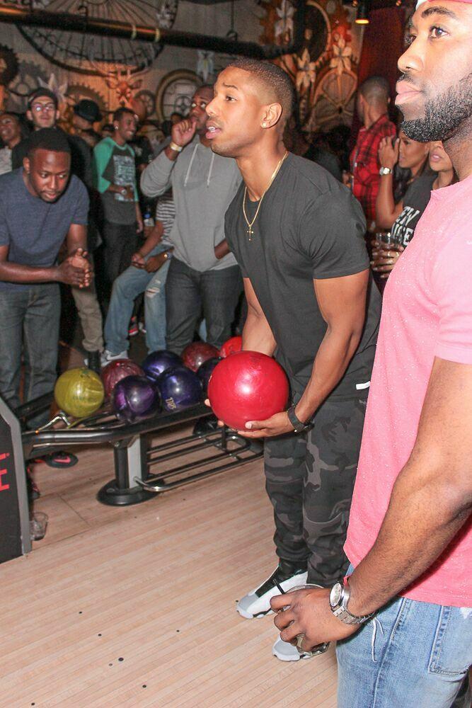 Michael B. Jordan had the ladies’ heads turning.