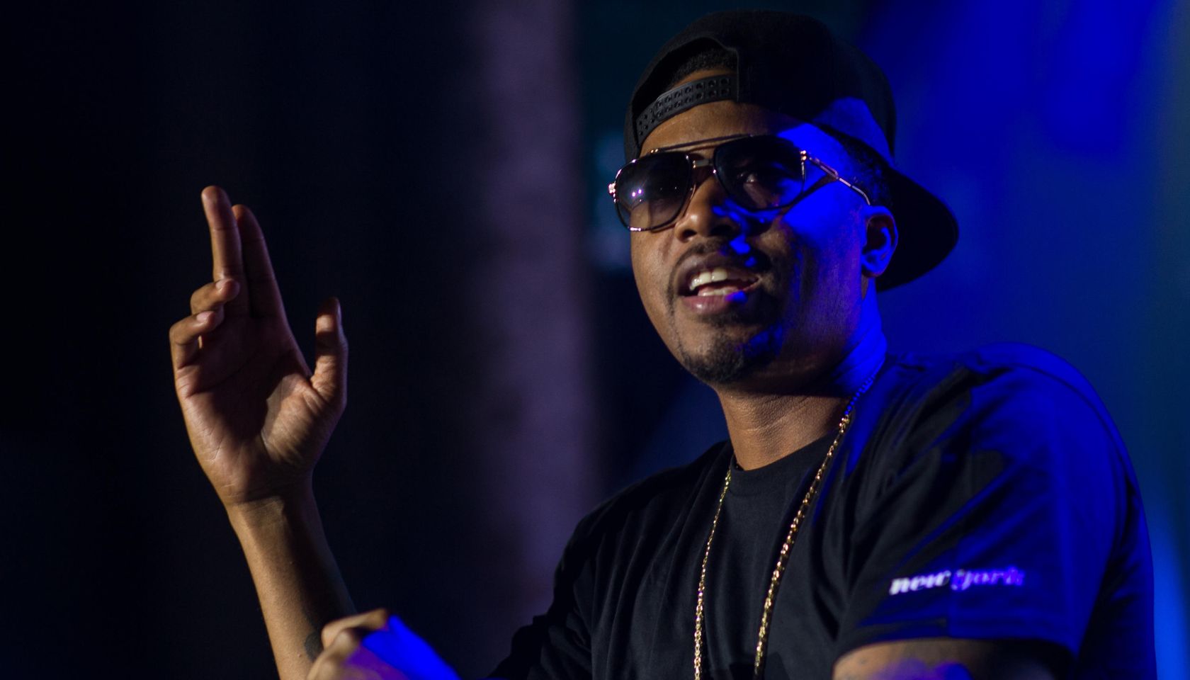 Nas Performs In Brisbane