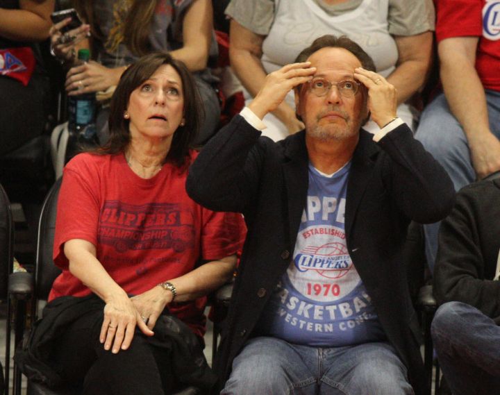 Last night’s Clippers game had Billy Crystal rather stressed as he sat courtside.