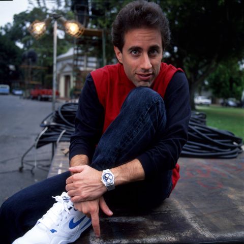 Jerry Seinfeld poses for photo