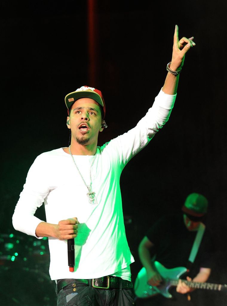 J. Cole stands tall at 6'3" - he's one inch taller than his mentor, Jay Z.