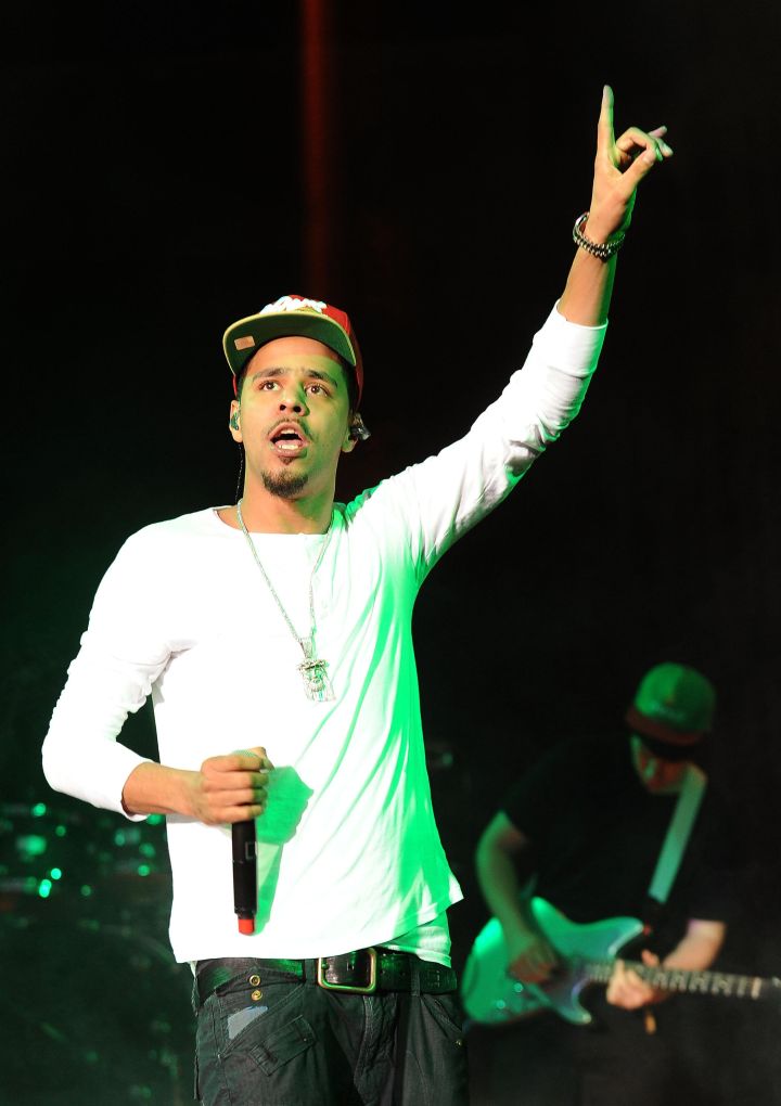 J. Cole stands tall at 6’3″ – he’s one inch taller than his mentor, Jay Z.