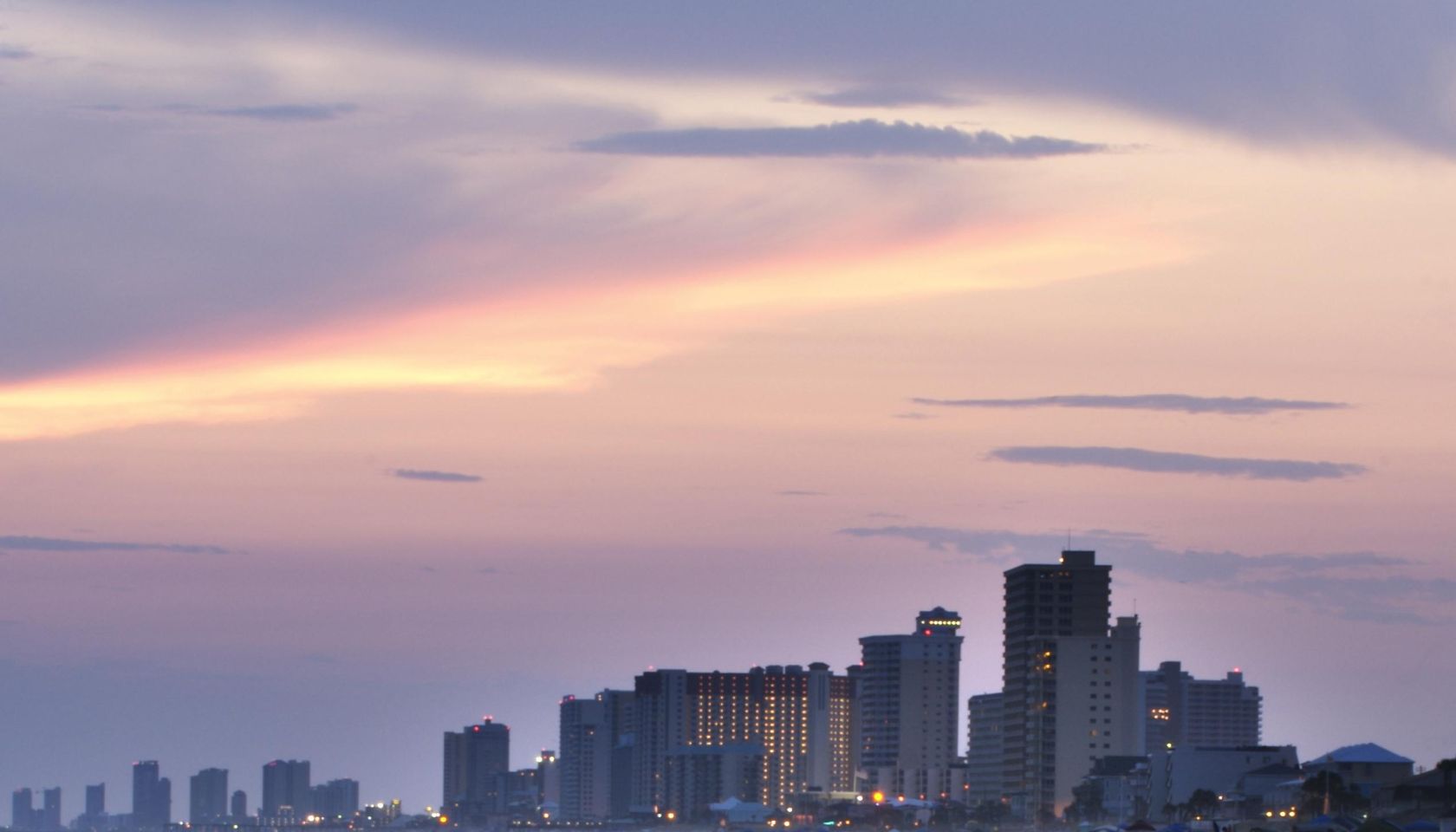 Panama City Beach at Dusk