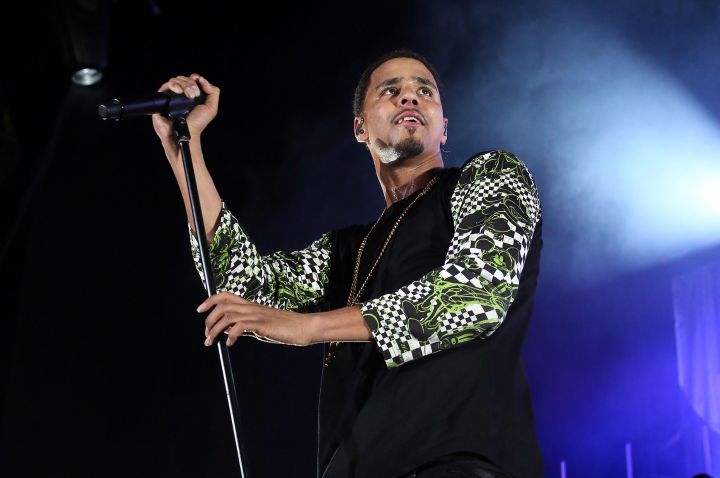 J. Cole’s mom is German & his dad, who left a young Jermaine behind very early on in his life, is African-American.