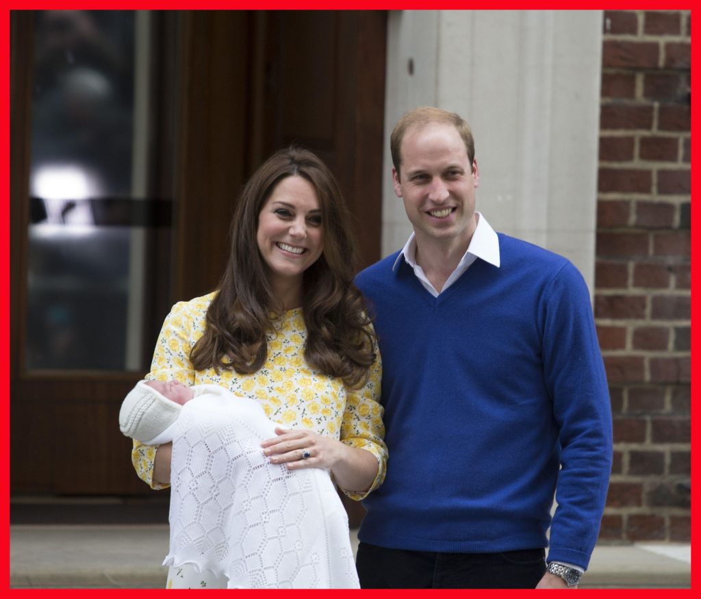 Kate Middleton & Prince William present their baby girl after giving birth