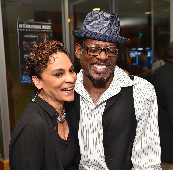 Throwback! Kyle and Whitley (aka TC Carson and Jasmine Guy) share some laughs at HBO’s “Bessie” premiere in Atlanta.