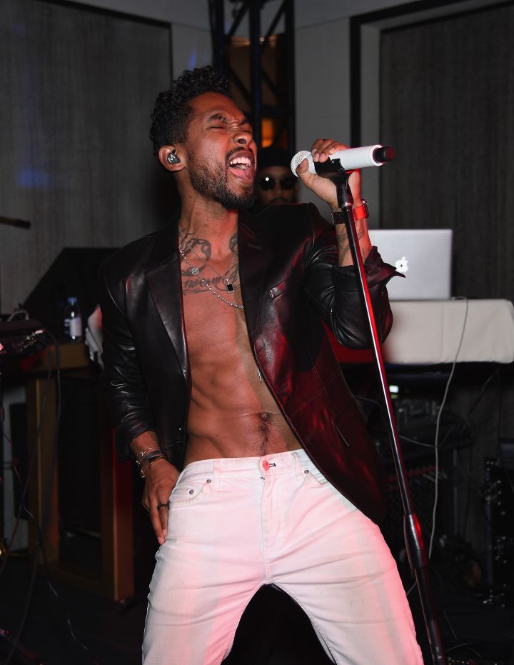 Miguel went full-on rock star during Michael Kors’ Met Gala Event.