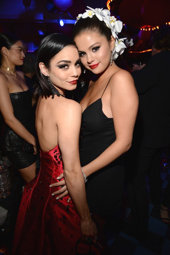 Reunited! Former Disney divas Vanessa Hudgens and Selena Gomez cuddle at Rihanna’s Private Met Gala After Party at Up & Down.