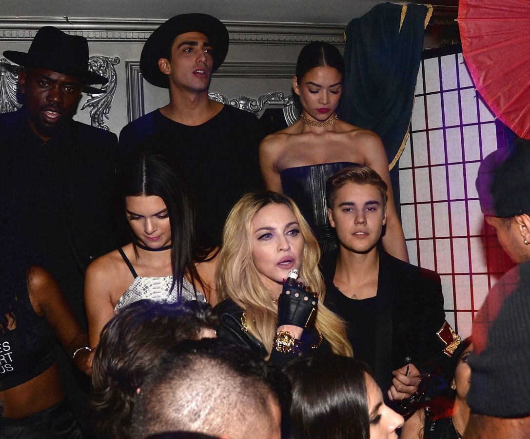 Justin Bieber, Kendall Jenner, Madonna