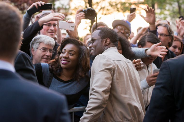 It's not 3 a.m., but Diddy still has love for the fans. "Take that, take that" selfie.