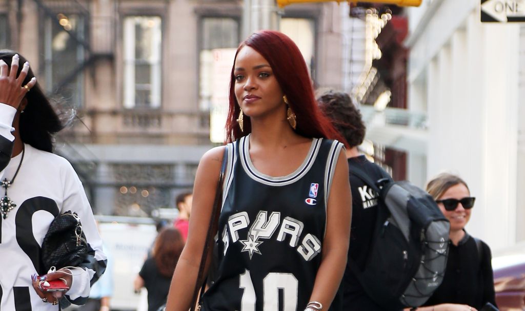 Rihanna spotted in Soho NYC 2015