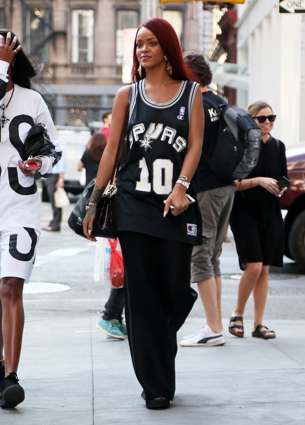 Rihanna spotted in Soho NYC 2015