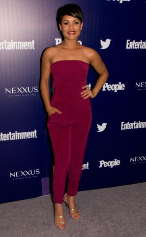 Grace Gealy at Entertainment Weekly and People New York Upfronts Celebration