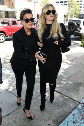 Khloe Kardashian and Kris Jenner in Los Angeles