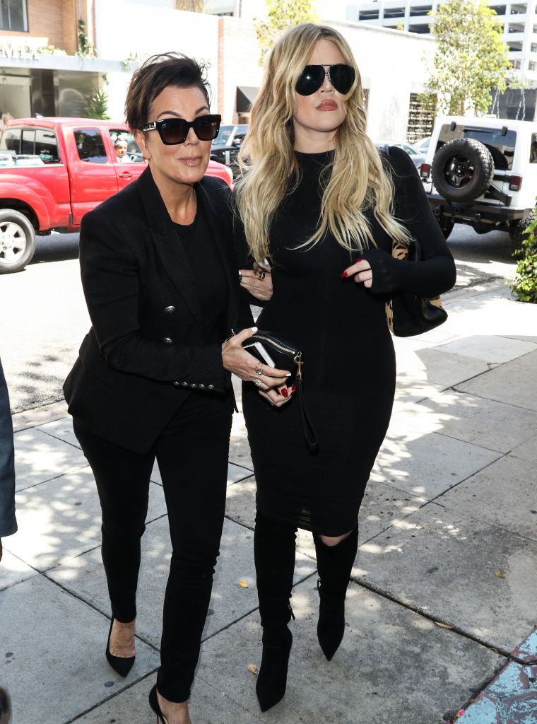Kris Jenner was spotted holding onto her baby girl KoKo while out and about in L.A.