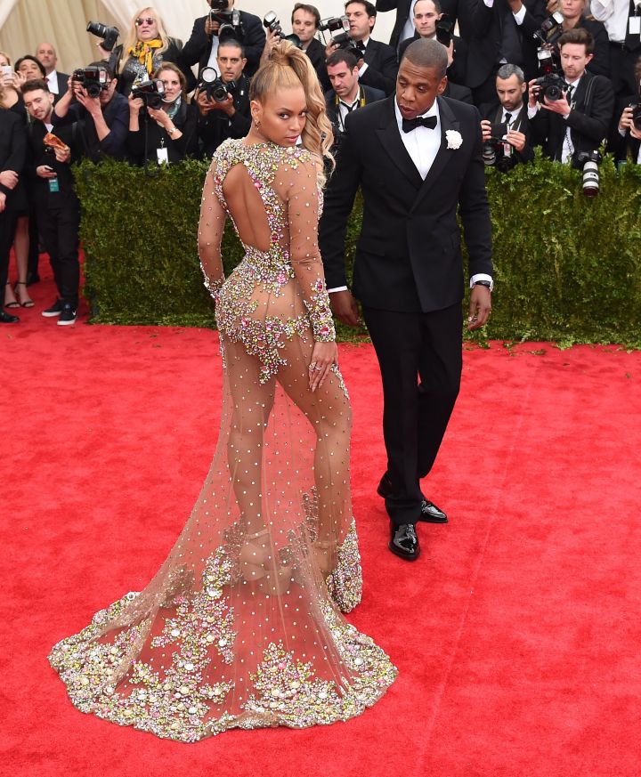Damn Bey, what’s underneath that dress?