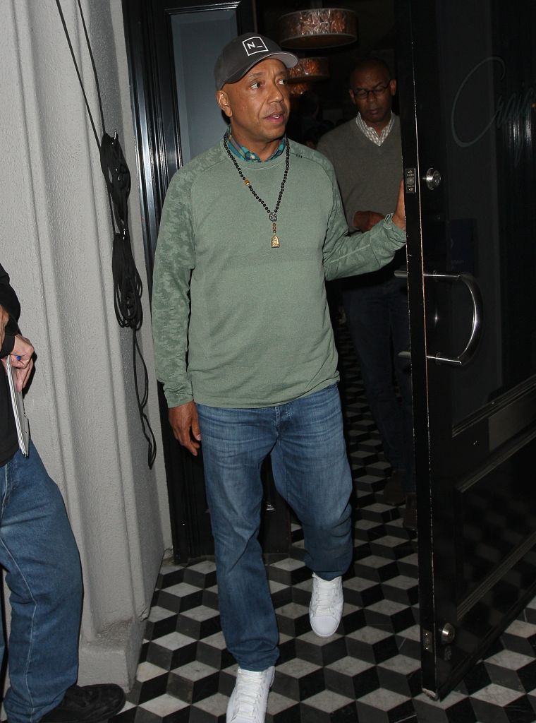 Russell Simmons was spotted leaving Craig's in Los Angeles after having dinner last night.