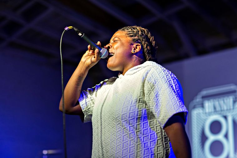 Tiffany Gouche Performs At HBO’s Bessie “81 Tour” In Los Angeles.