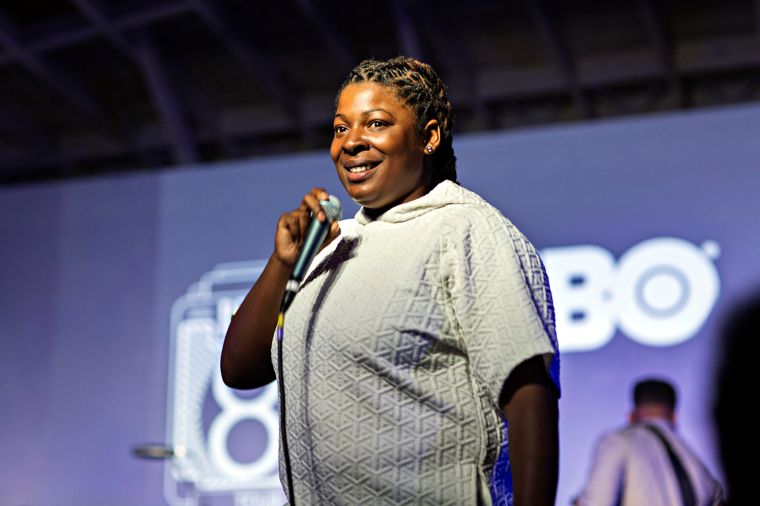 Tiffany Gouche Performs At HBO’s Bessie “81 Tour” In Los Angeles.