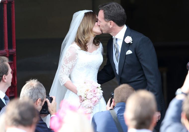 Another Spice Girl off the market. Geri Halliwell marries Christian Horner after getting engaged in November.