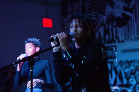 Jaden Smith spitting hot bars with his sister Willow.