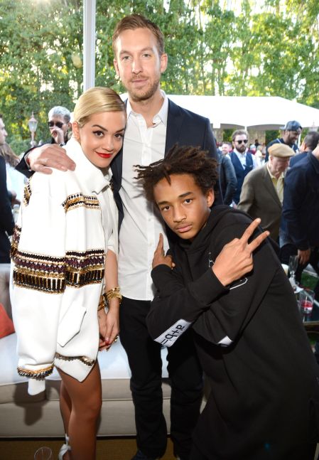 Jaden Smith in his b-boy stance.