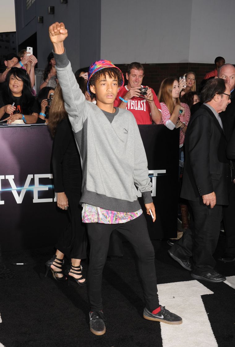 Jaden Smith promoting Black Power.