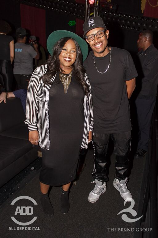 “Glee” star Amber Riley popped up at All Def Comedy Live to see comedian CP perform for the audience.