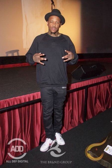 YG took a break from the studio for some laughs.