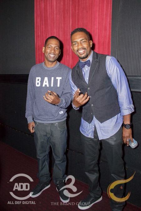 Tony Rock came to support Bill Bellamy.