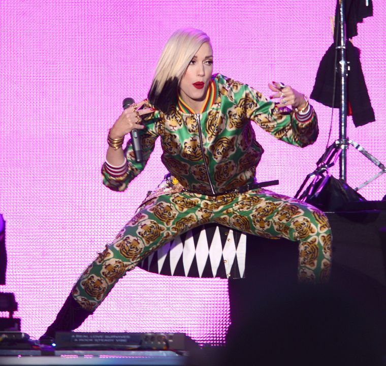 Gwen Stefani got down when she performed at BottleRock Music, Wine, Art and Food Festival at NAPA Expo and Fairground in Napa.
