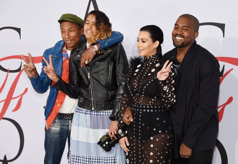 Pharrell, Helen, and KimYe