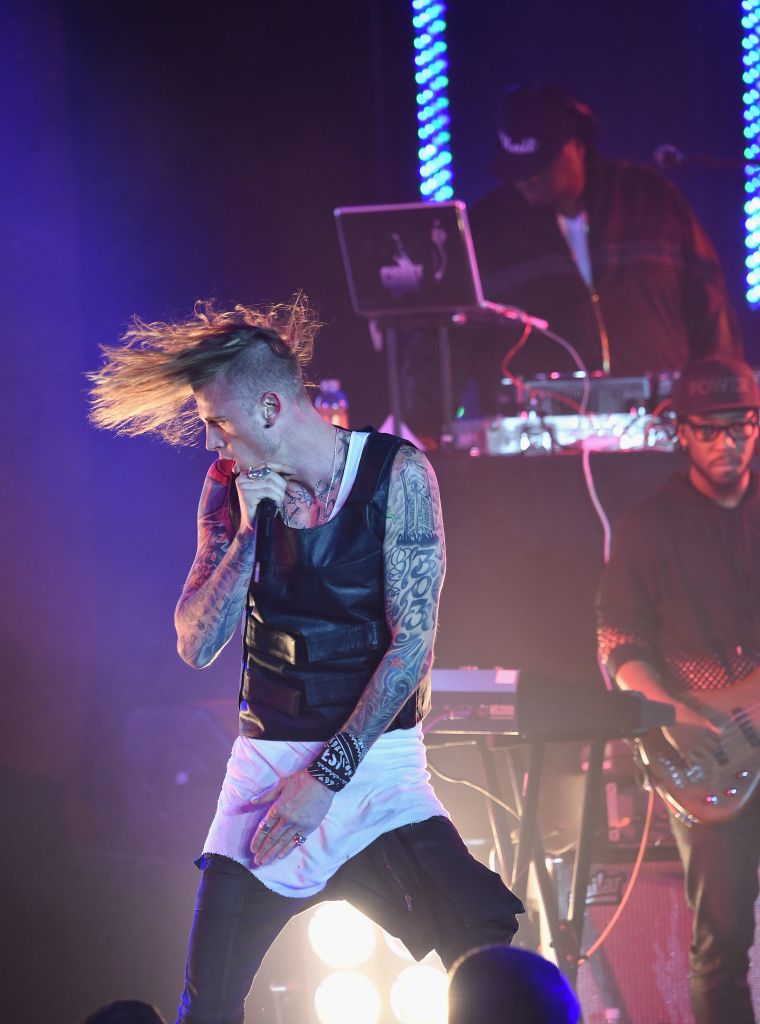 Machine Gun Kelly tore the stage down at Best Buy Theater as one of the featured performers at the "Power" Season 2 Premiere concert in New York City.